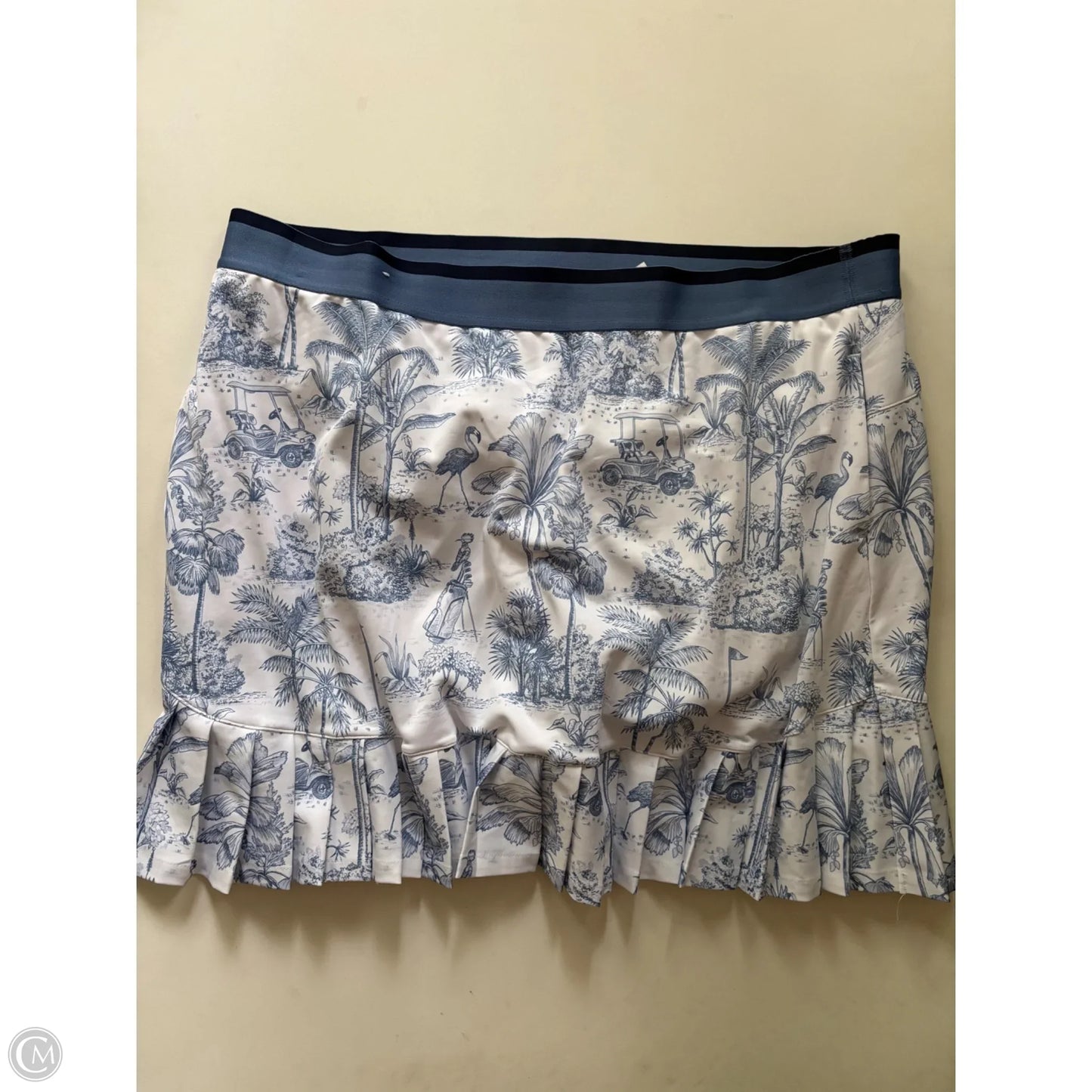 Skort By Lady Hagen In Blue & White, Size: 2x