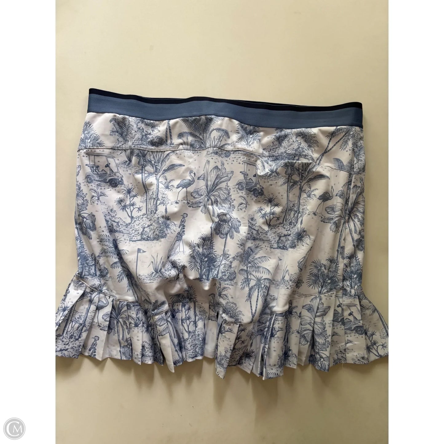 Skort By Lady Hagen In Blue & White, Size: 2x