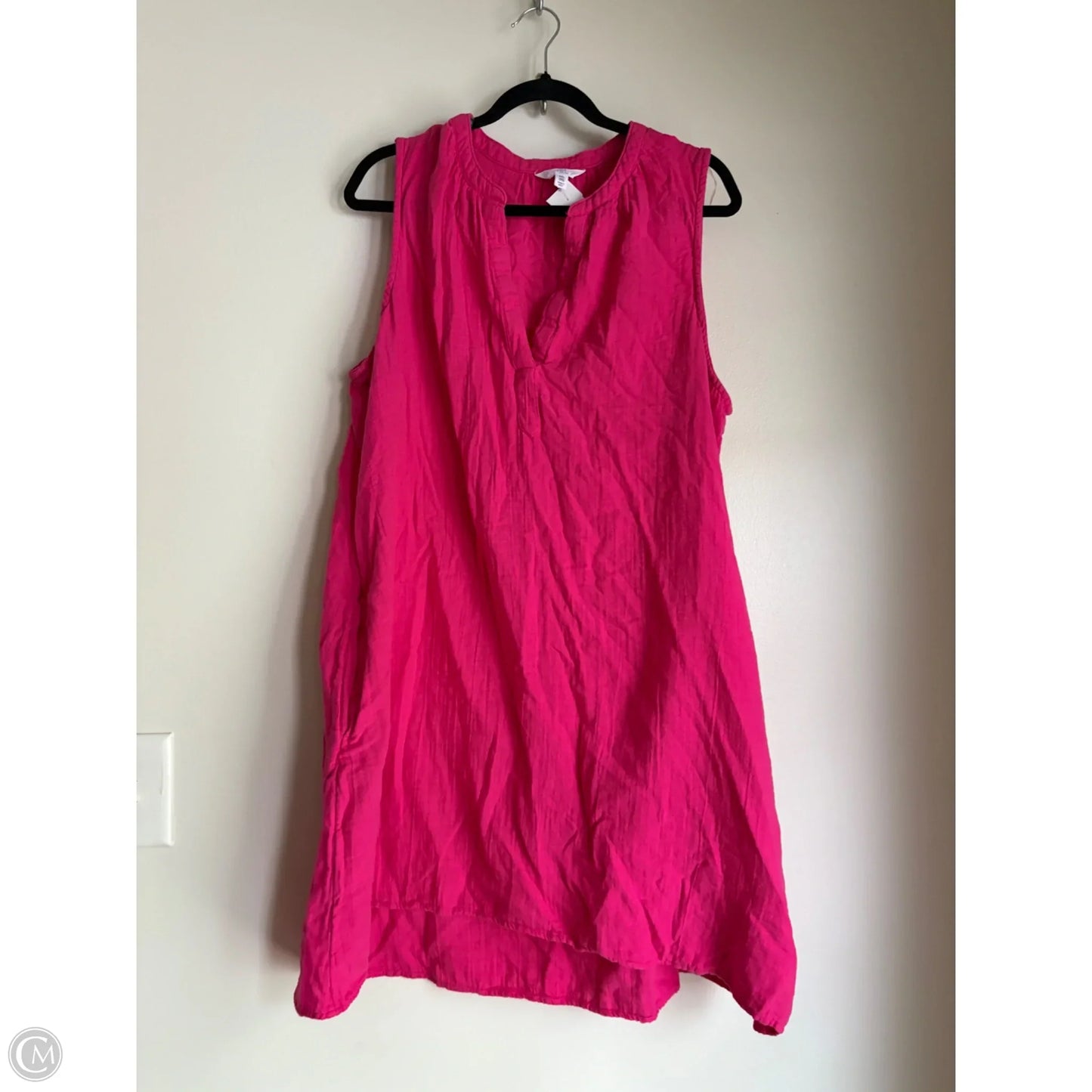 Dress Casual Maxi By Time And Tru In Pink, Size: 2x