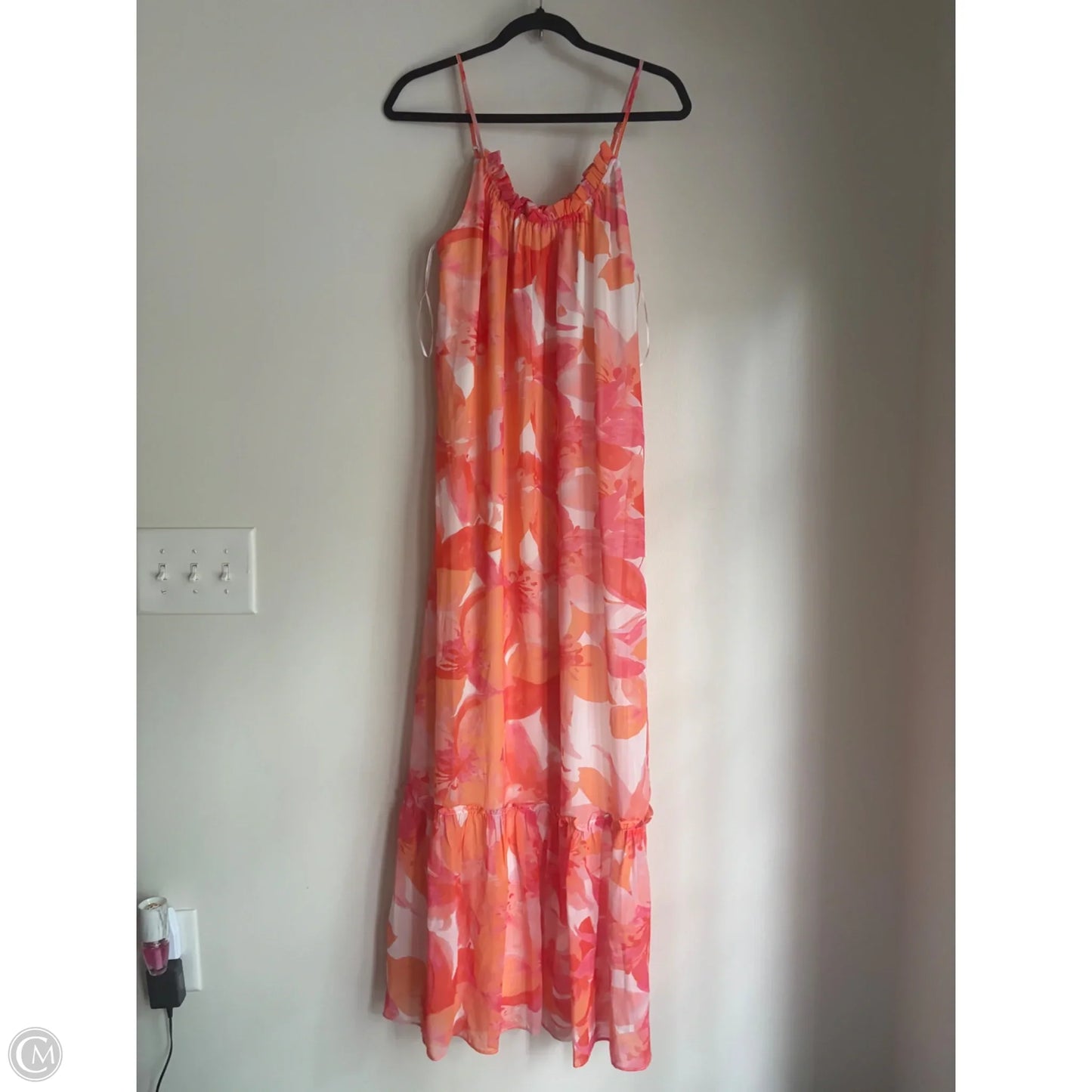 Dress Casual Maxi By Nicole By Nicole Miller In Floral Print, Size: M