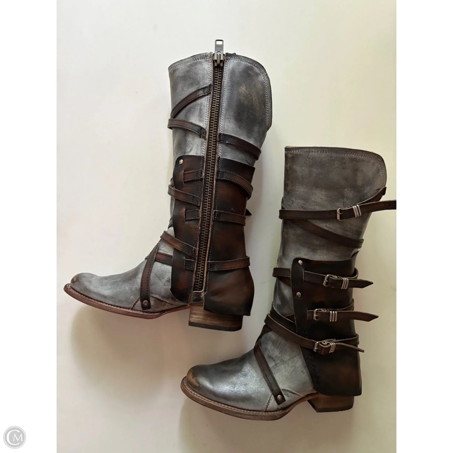 Boots Ankle Flats By Freebird In Black, Size: 7