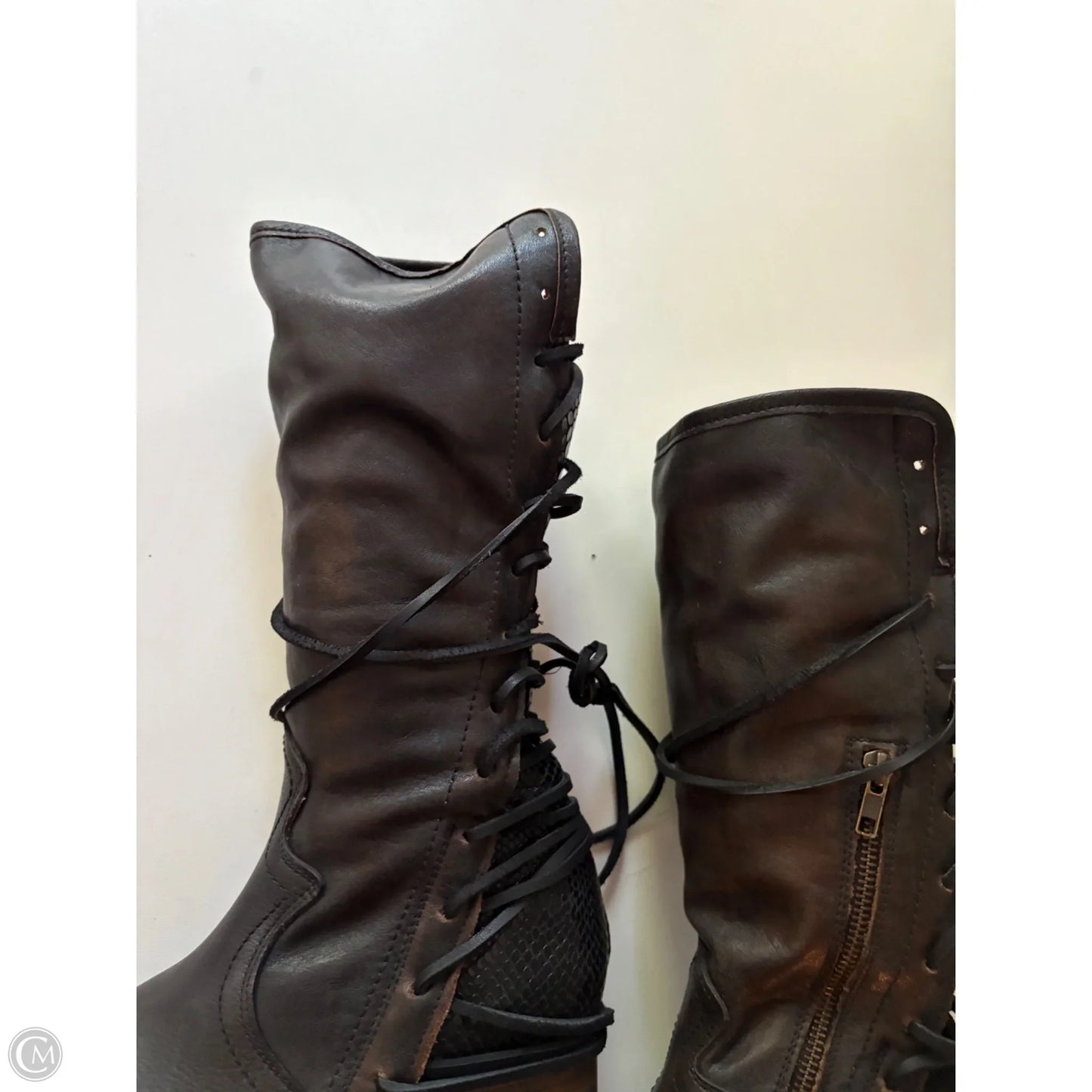 Boots Ankle Flats By Freebird In Black, Size: 7