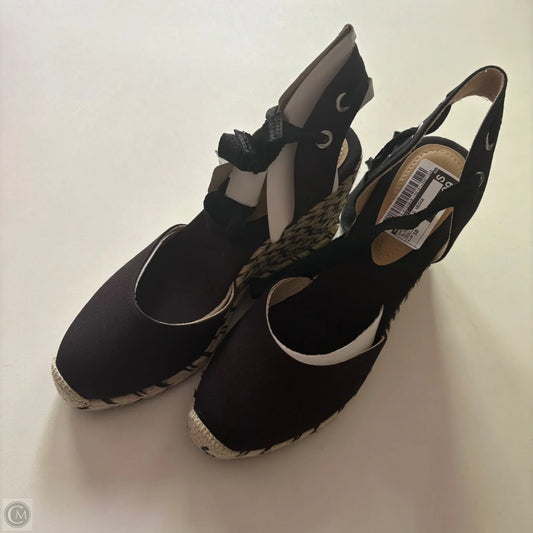 Shoes Heels Wedge By Nine West In Black, Size: 10