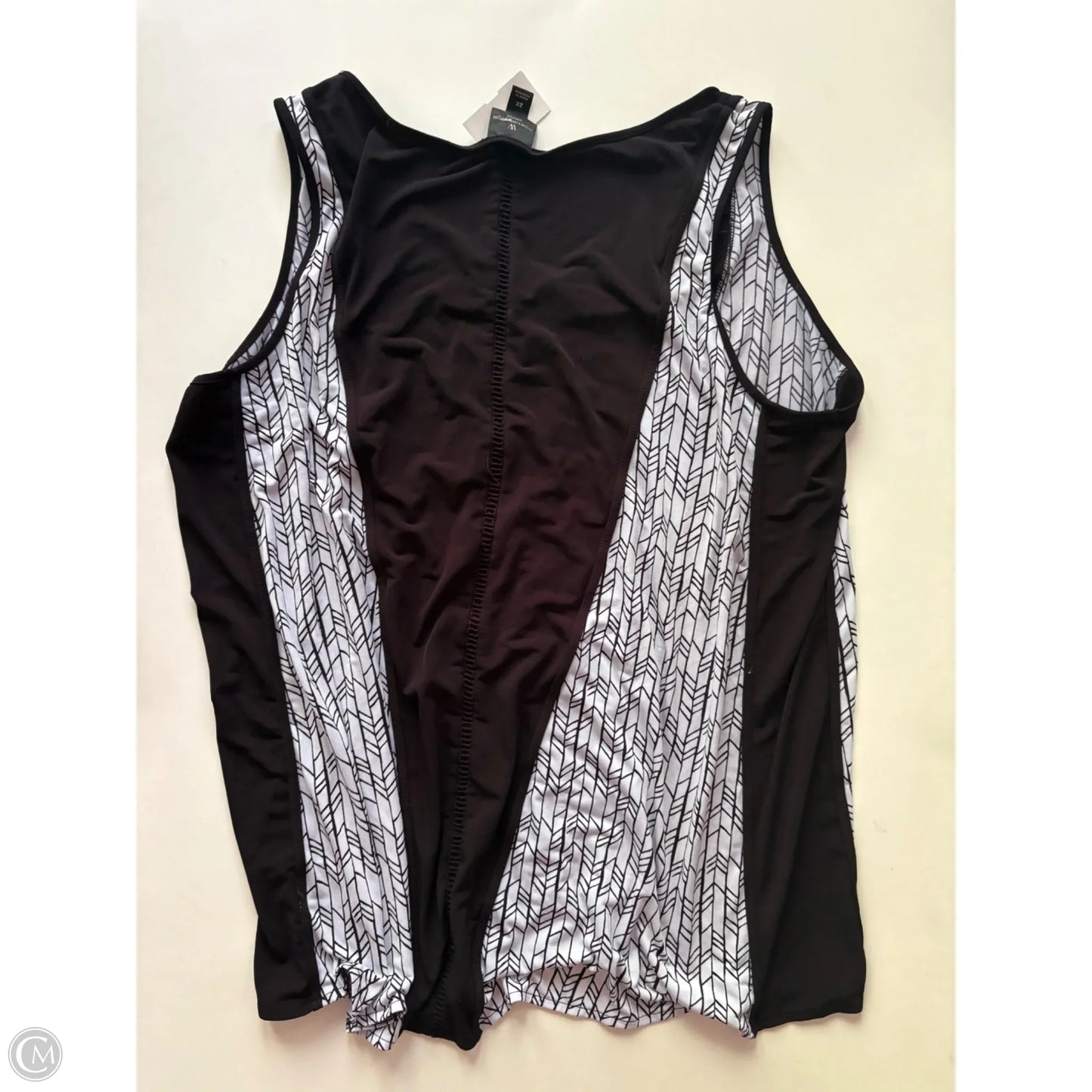 Top Sleeveless By Worthington In Black, Size: 2x