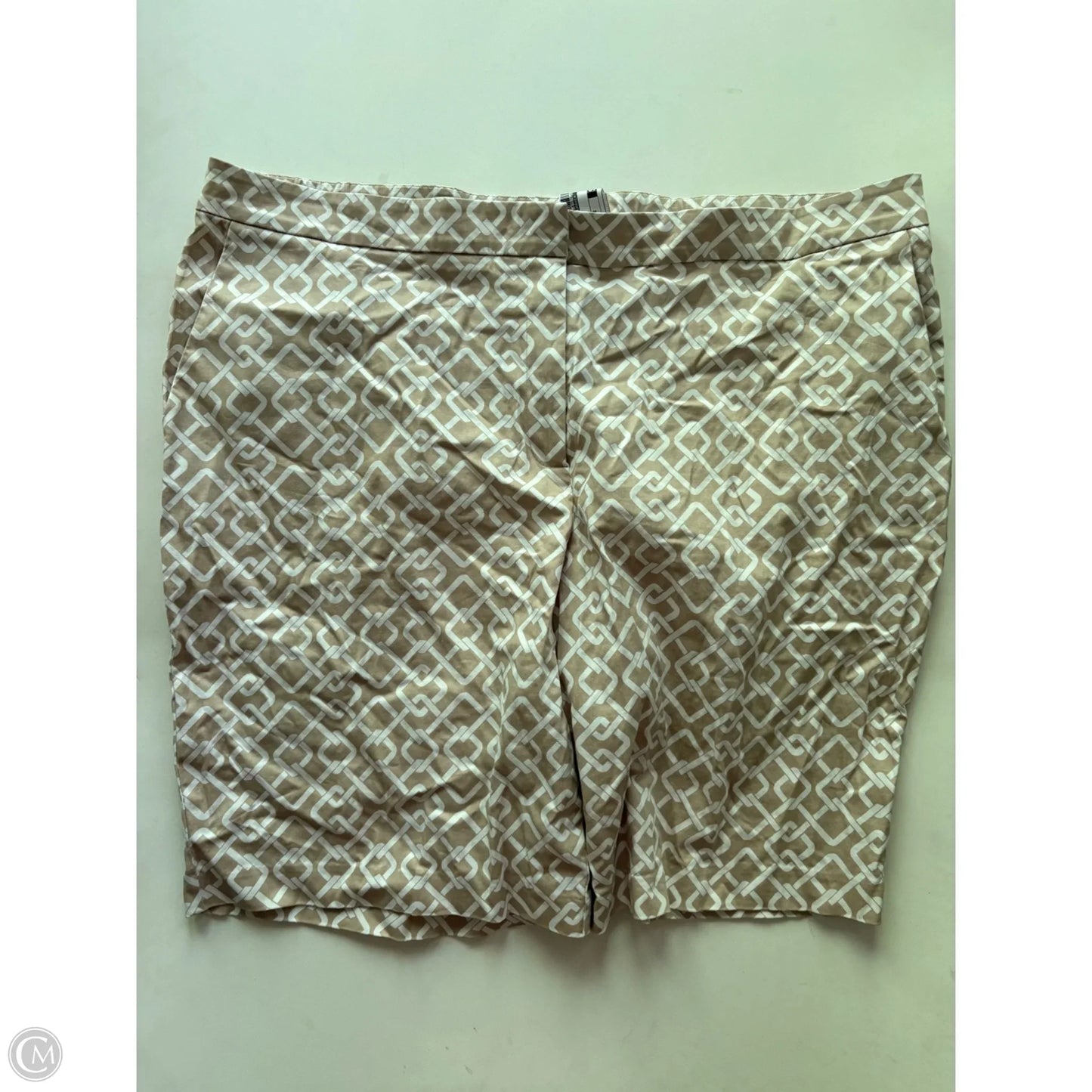 Shorts By Susan Graver In Tan, Size: 22