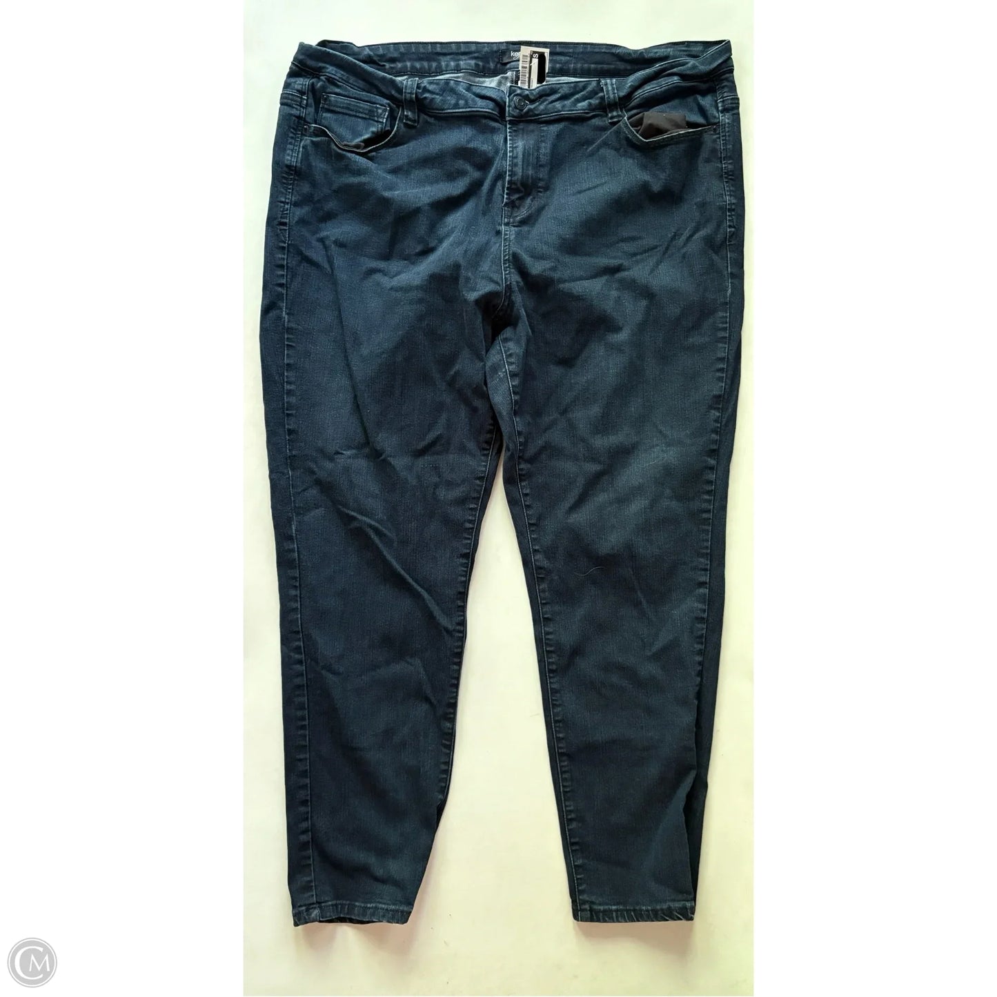 Jeans Straight By Kensie In Blue, Size: 22