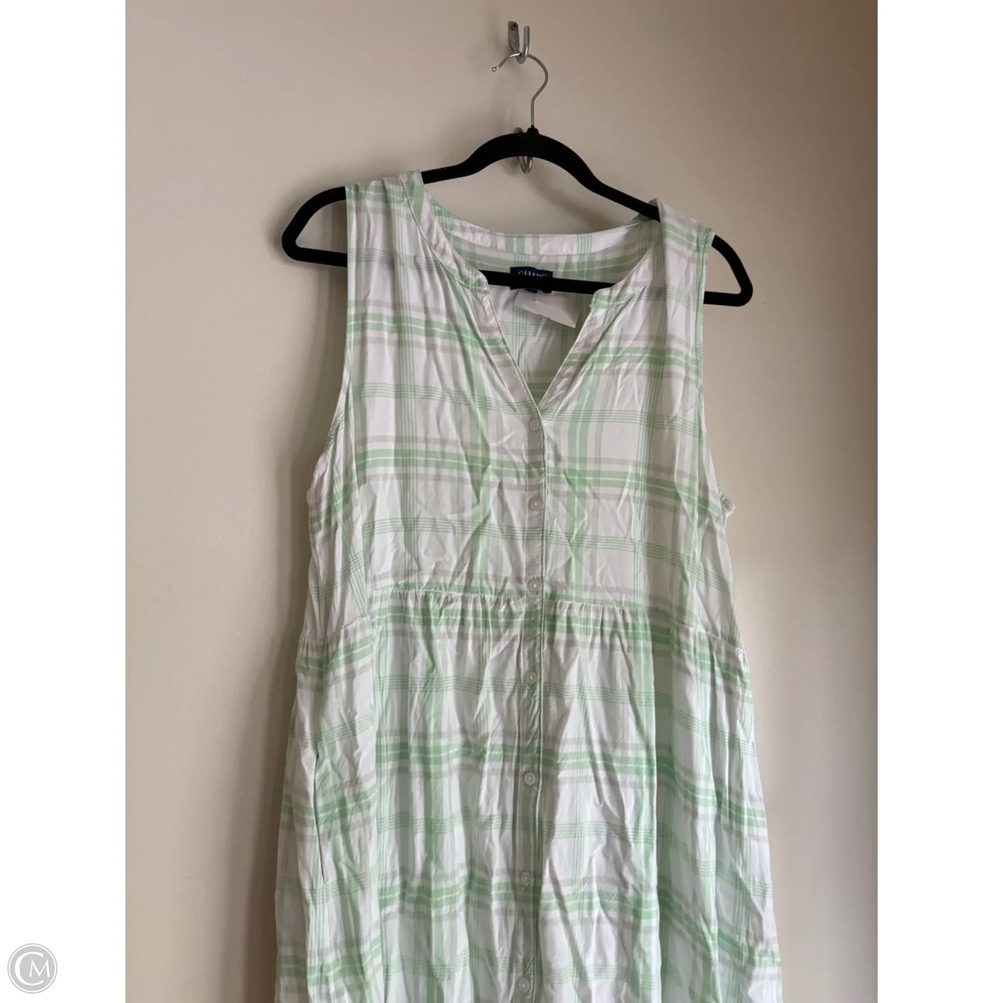 Dress Casual Maxi By Chaps In Striped Pattern, Size: Xl