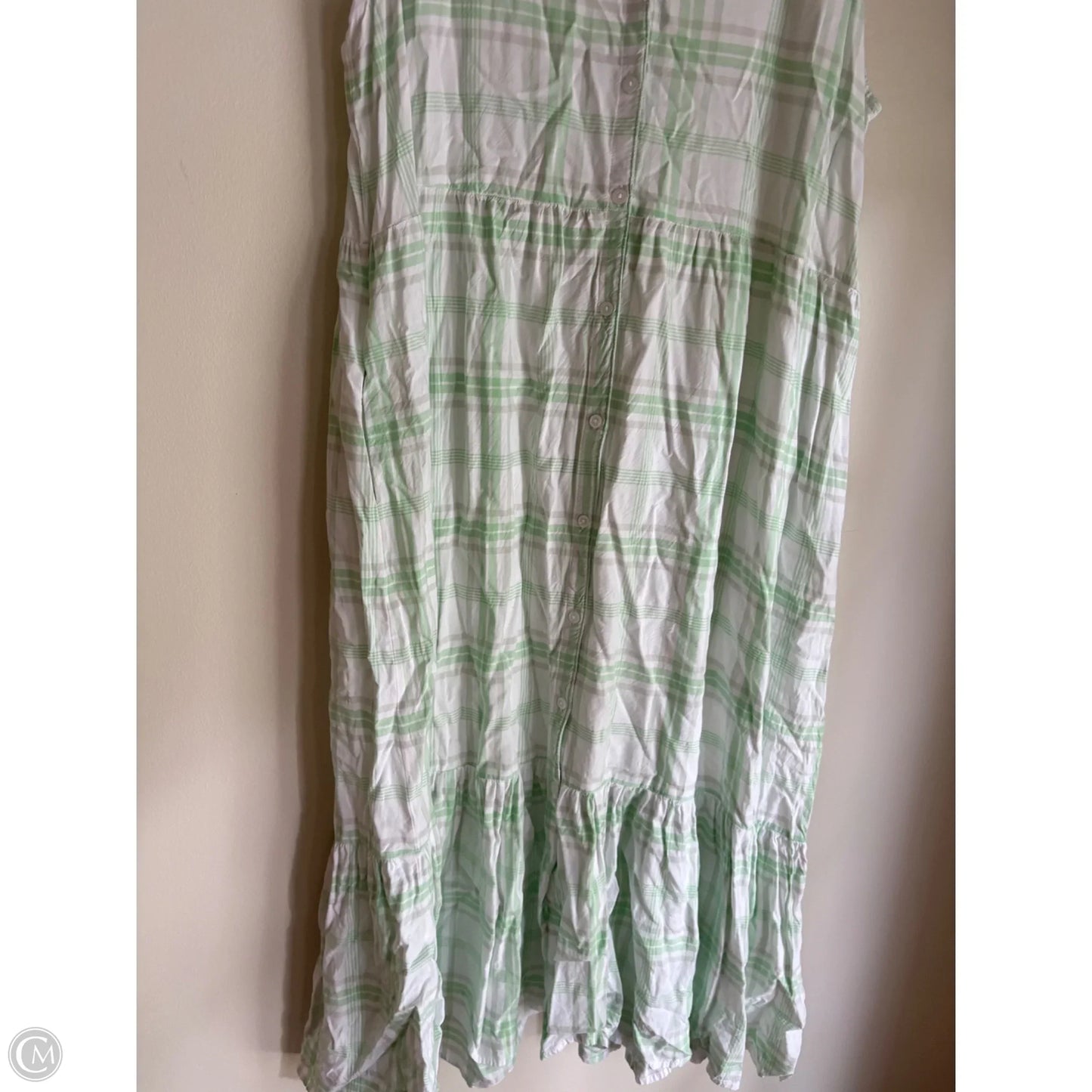 Dress Casual Maxi By Chaps In Striped Pattern, Size: Xl
