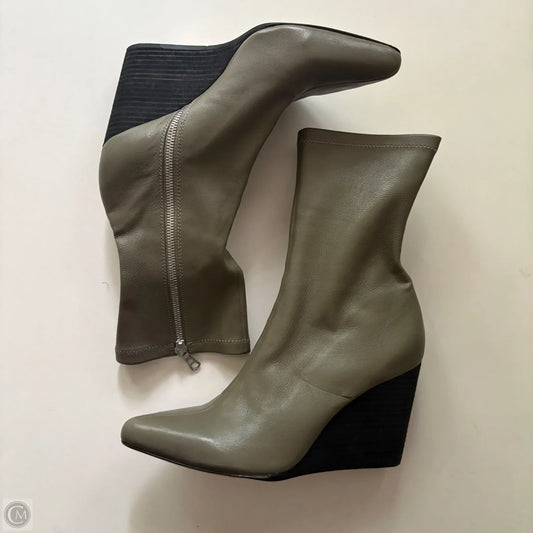 Boots Ankle Heels By Rag And Bone In Green, Size: 7.5