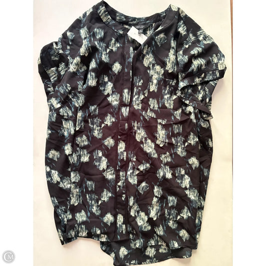 Blouse Short Sleeve By Simply Vera In Multi-colored, Size: 2x