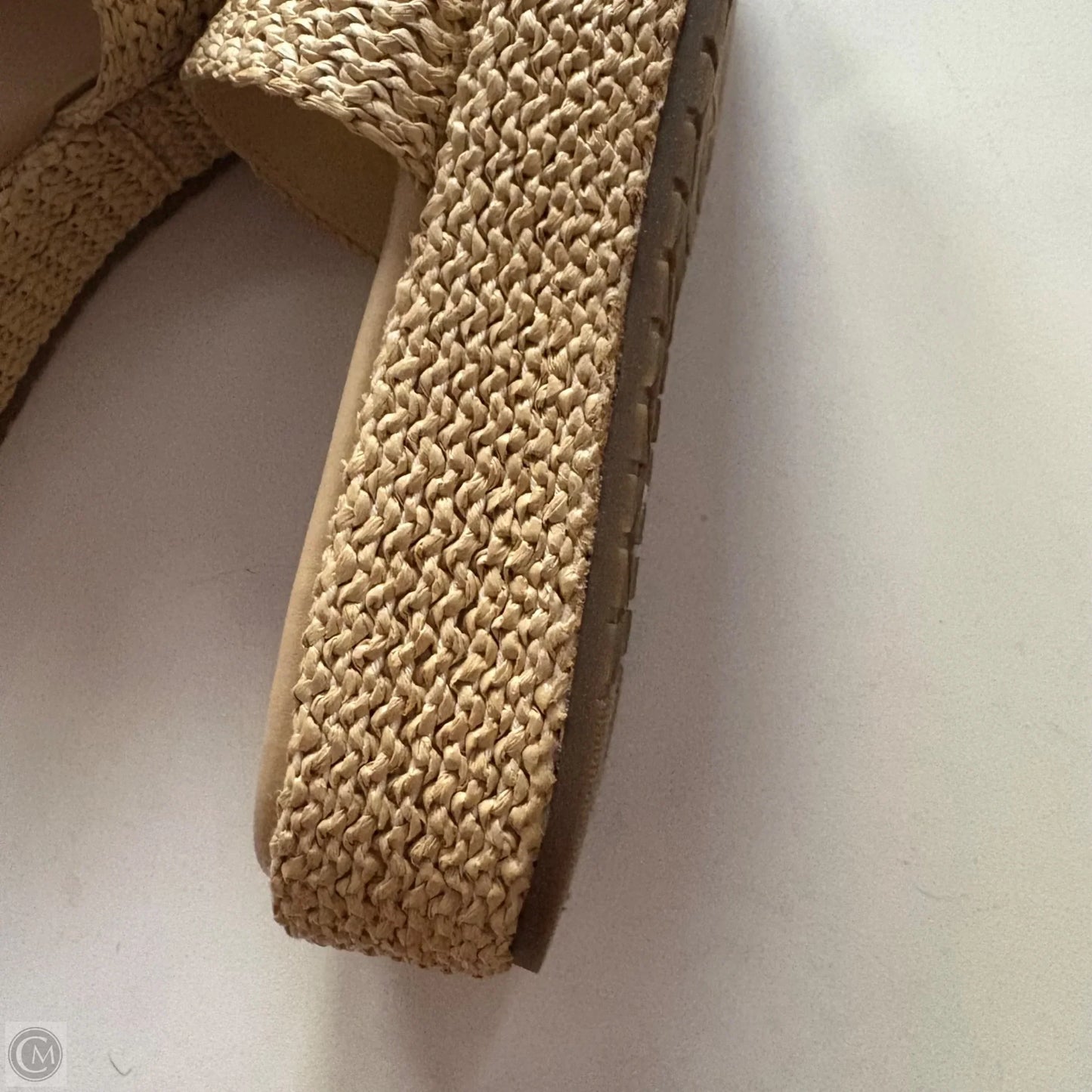 Sandals Heels Block By Marc Fisher In Tan, Size: 7.5