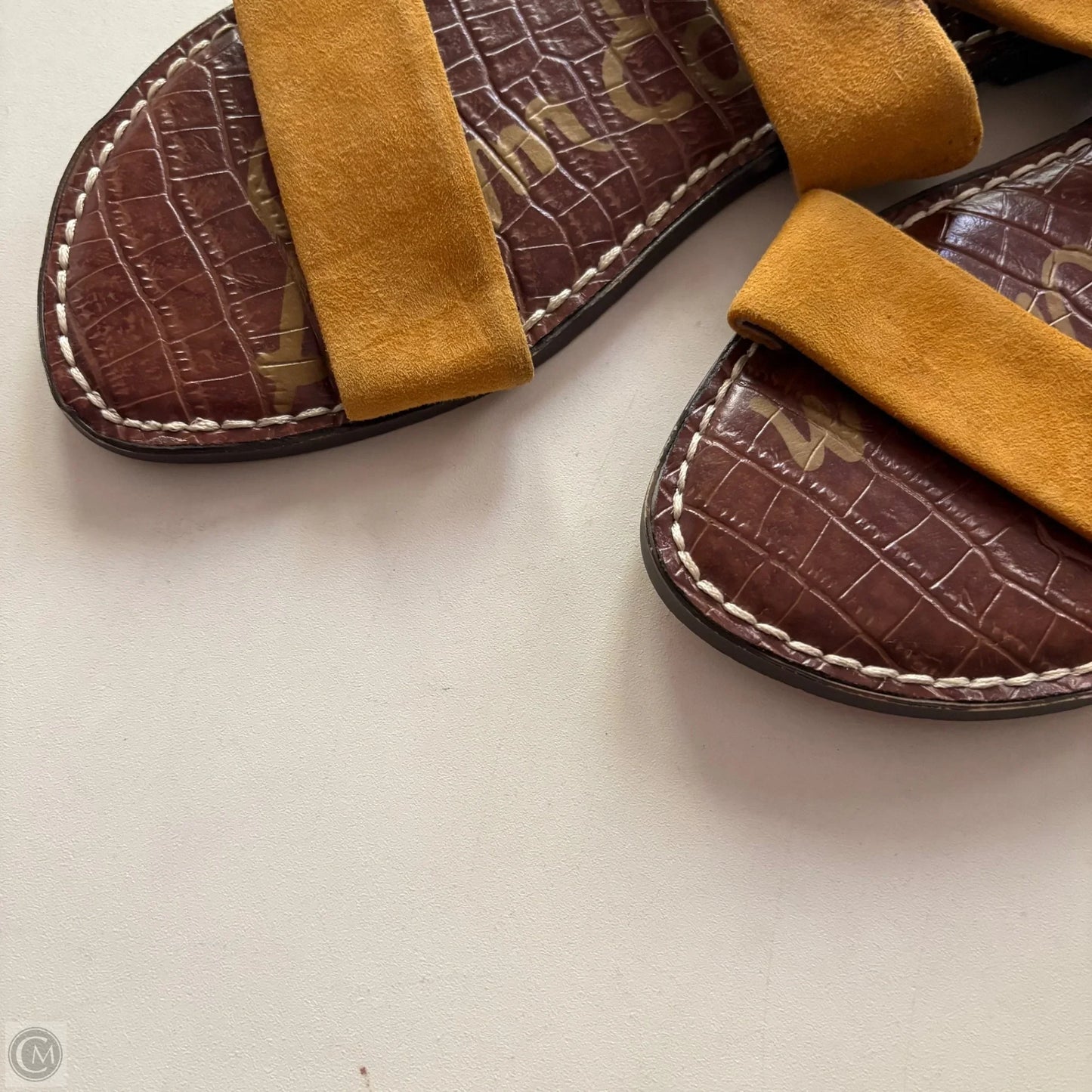 Sandals Flats By Sam Edelman In Yellow, Size: 8