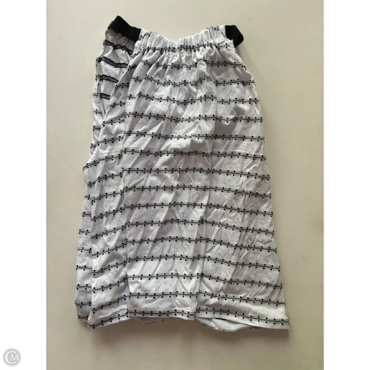 Tank Top By Loft In Black & White, Size: 2x