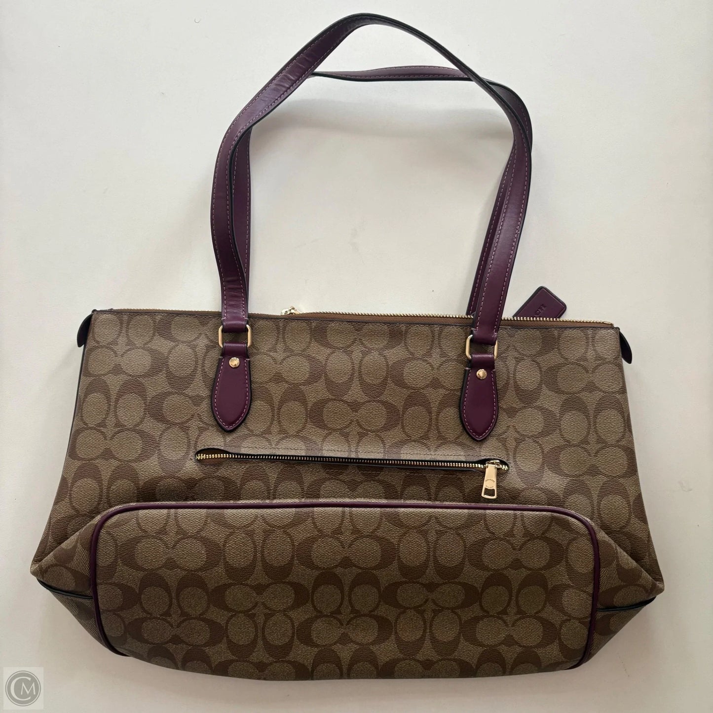 Handbag Designer By Coach, Size: Large