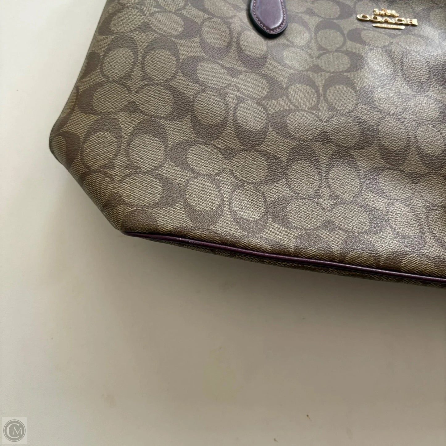 Handbag Designer By Coach, Size: Large