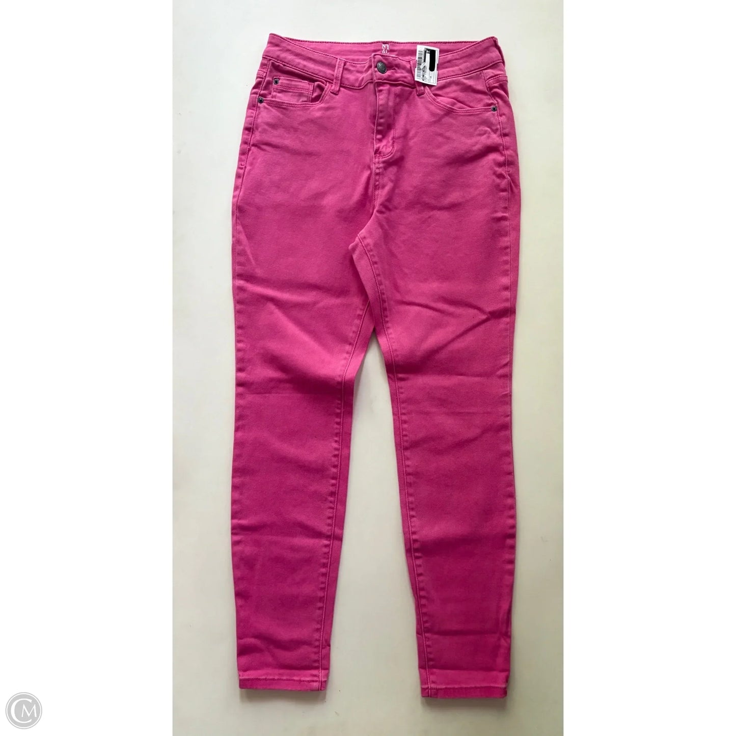Jeans Straight By New York And Co In Pink, Size: 10
