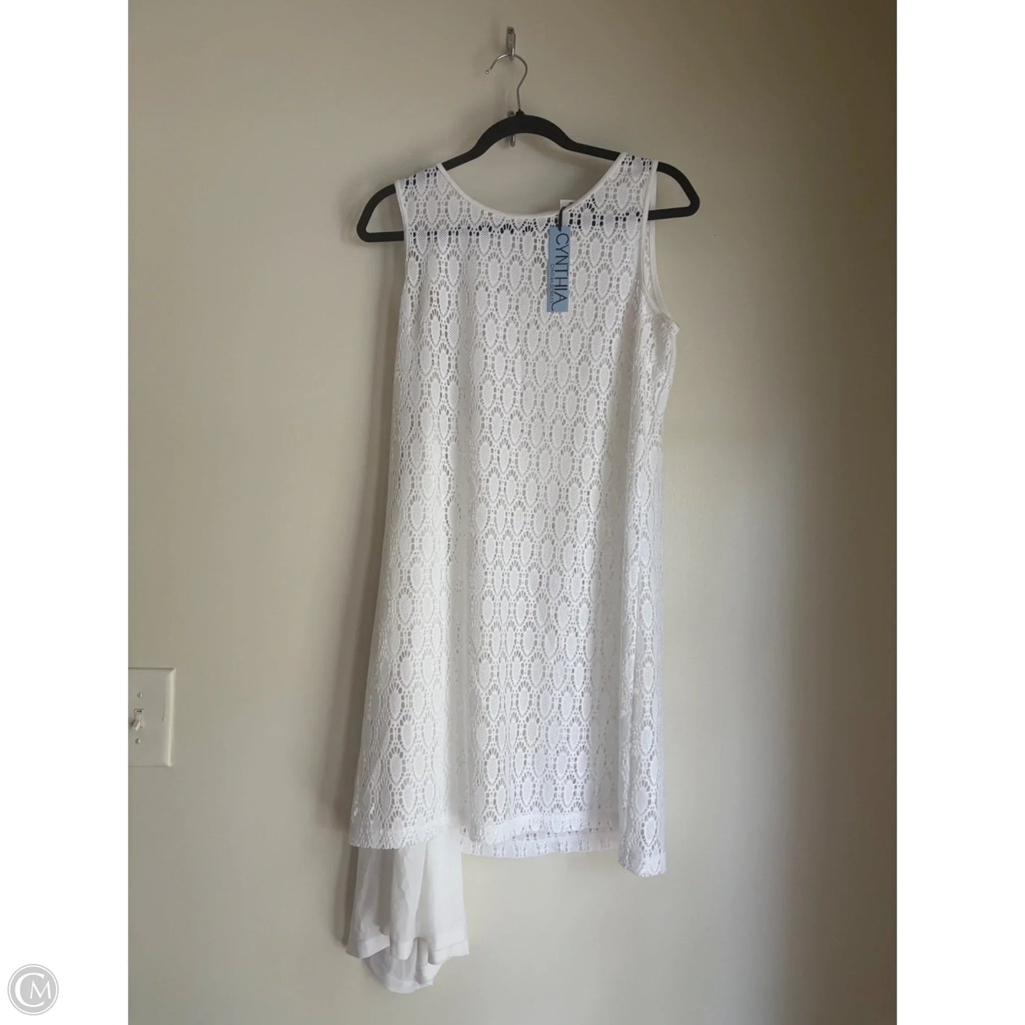 Dress Casual Midi By Cynthia Rowley In White, Size: M