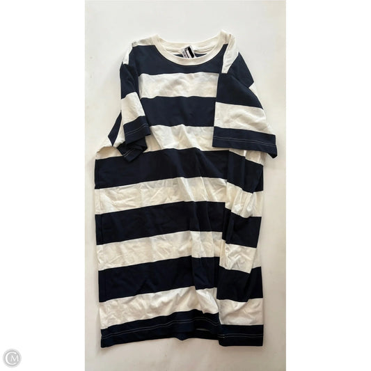 Dress Casual Midi By H&m In Striped Pattern, Size: Xl
