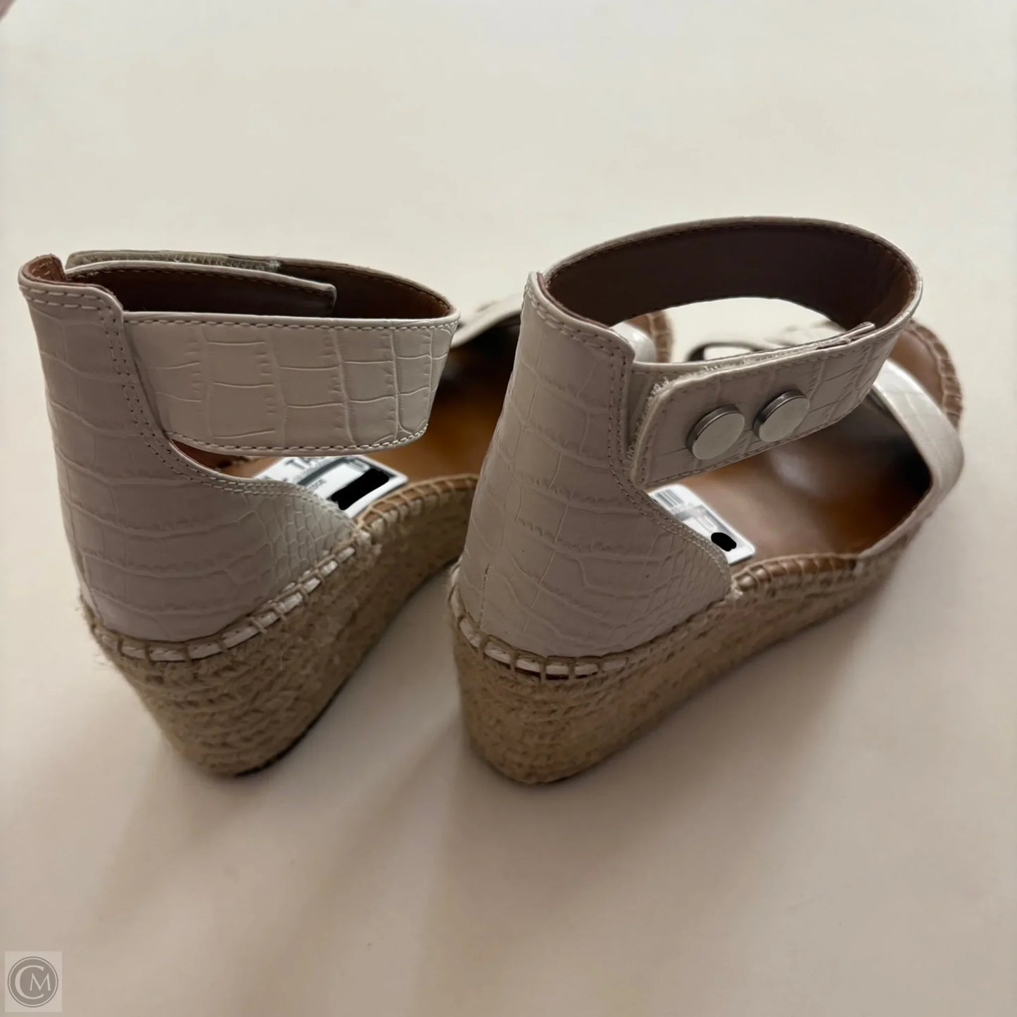 Sandals Heels Wedge By Franco Sarto In White, Size: 6