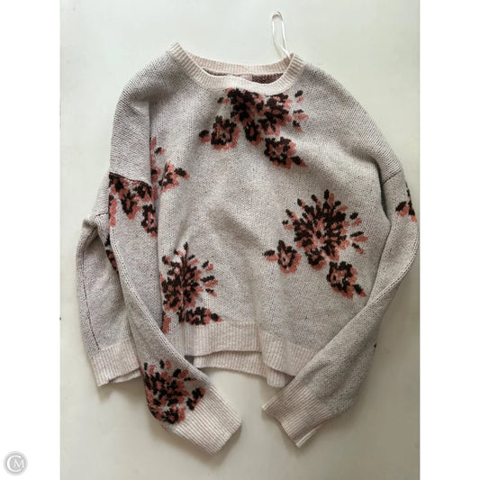 Sweater By Knox Rose In Floral Print, Size: Xl