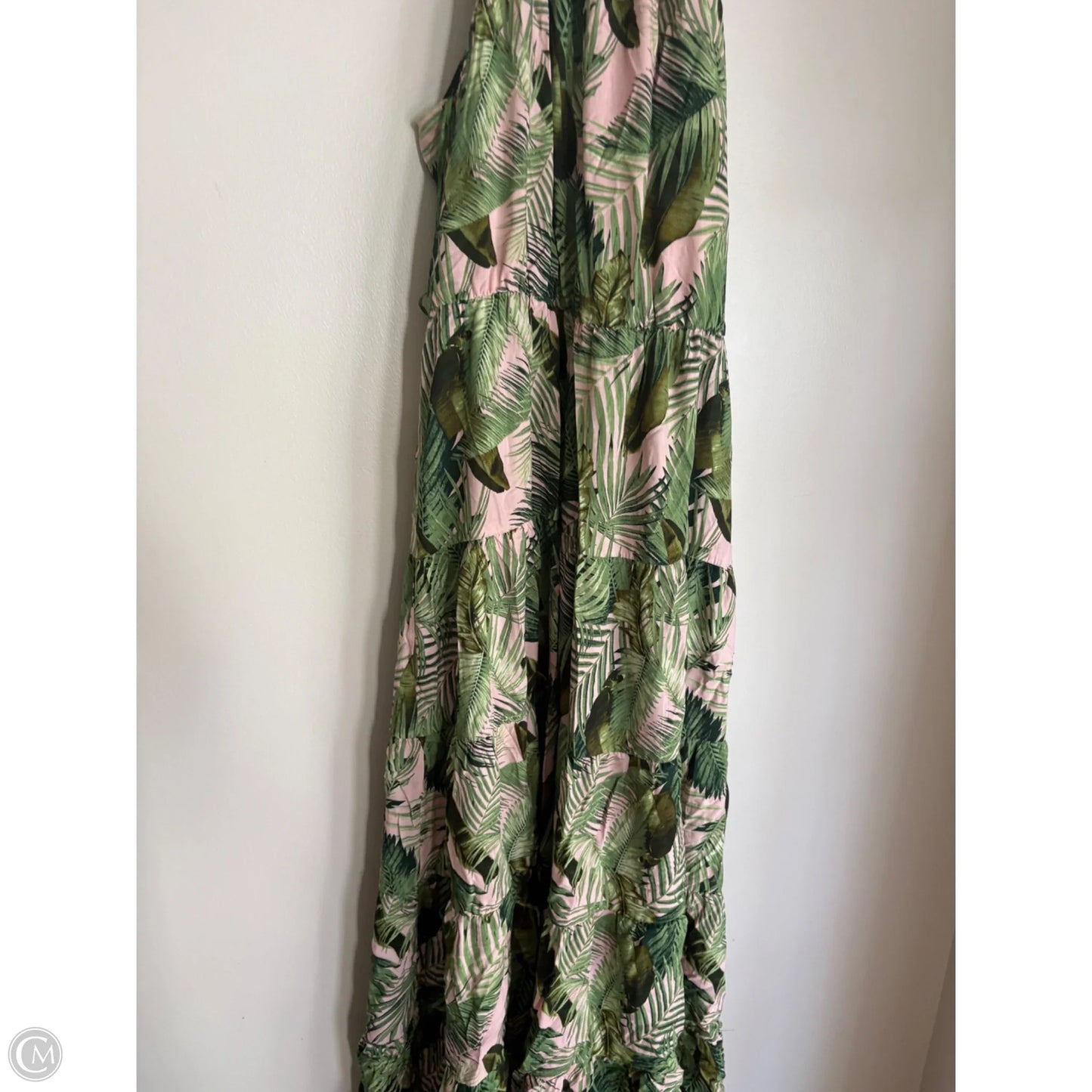 Dress Party Long By Vince Camuto In Green & Pink, Size: Xl