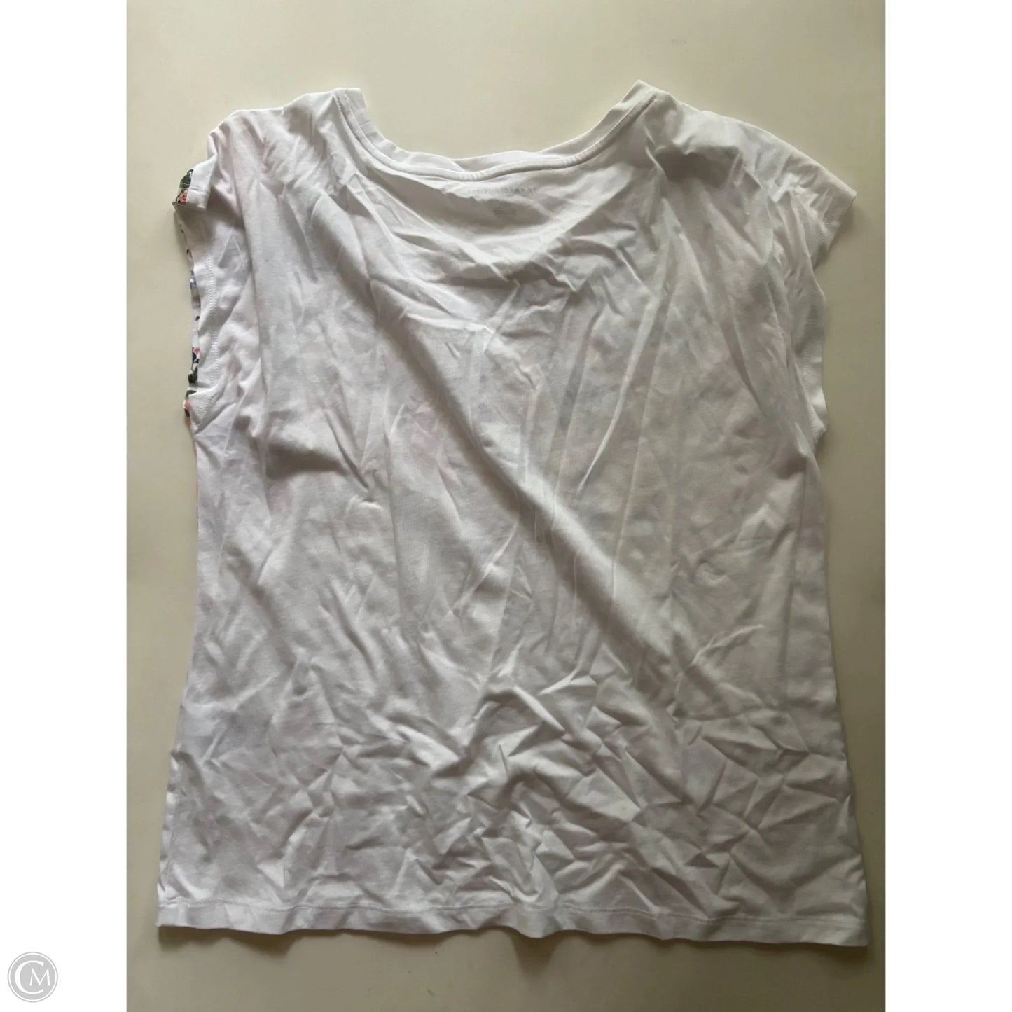 Top Short Sleeve By Tommy Hilfiger In Floral Print, Size: L