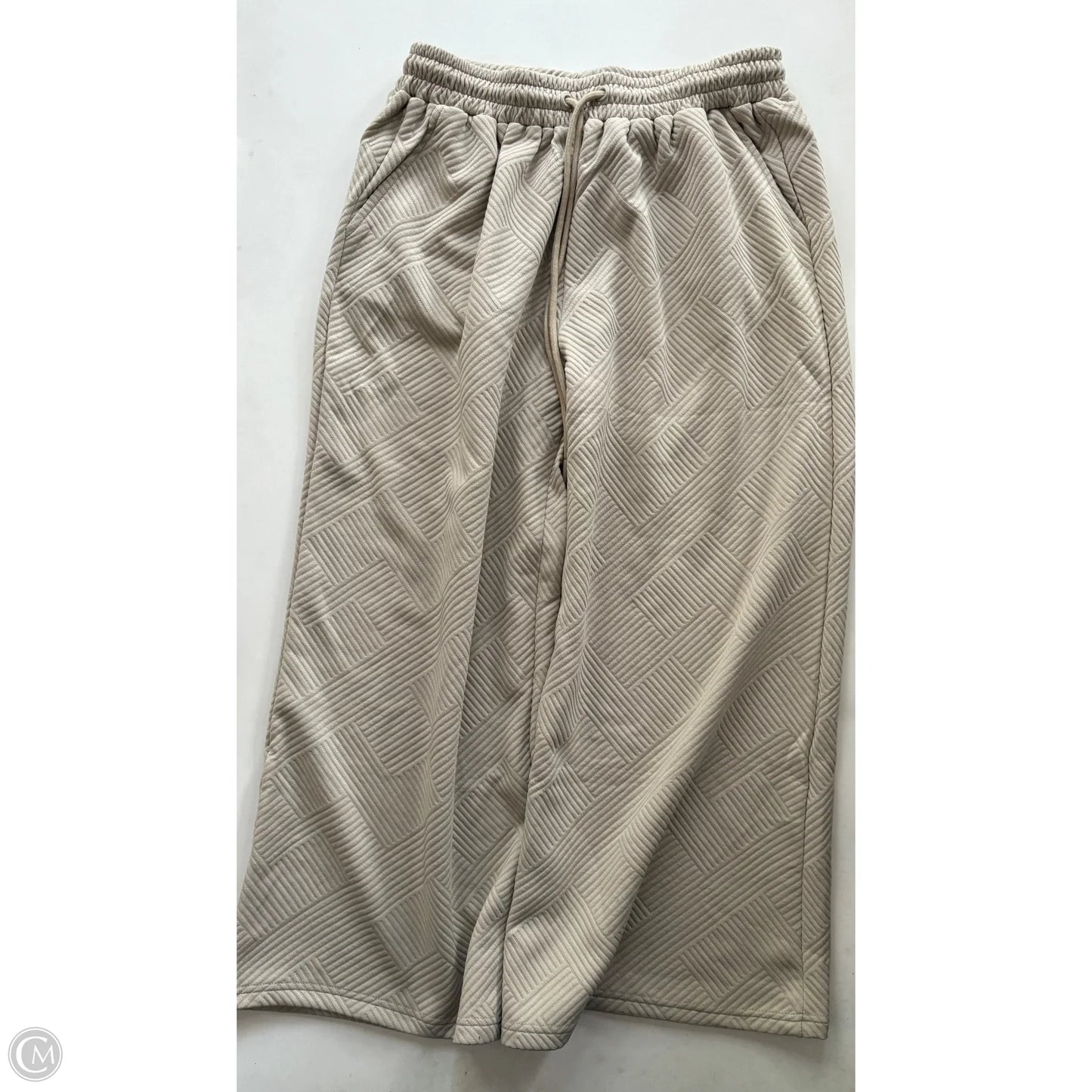 Pants Set 2pc By Cmc In Cream, Size: Xl