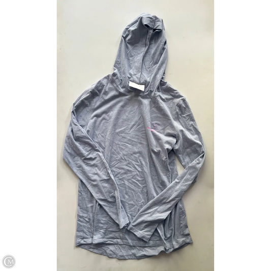 Sweatshirt Hoodie By Vineyard Vines In Grey, Size: M