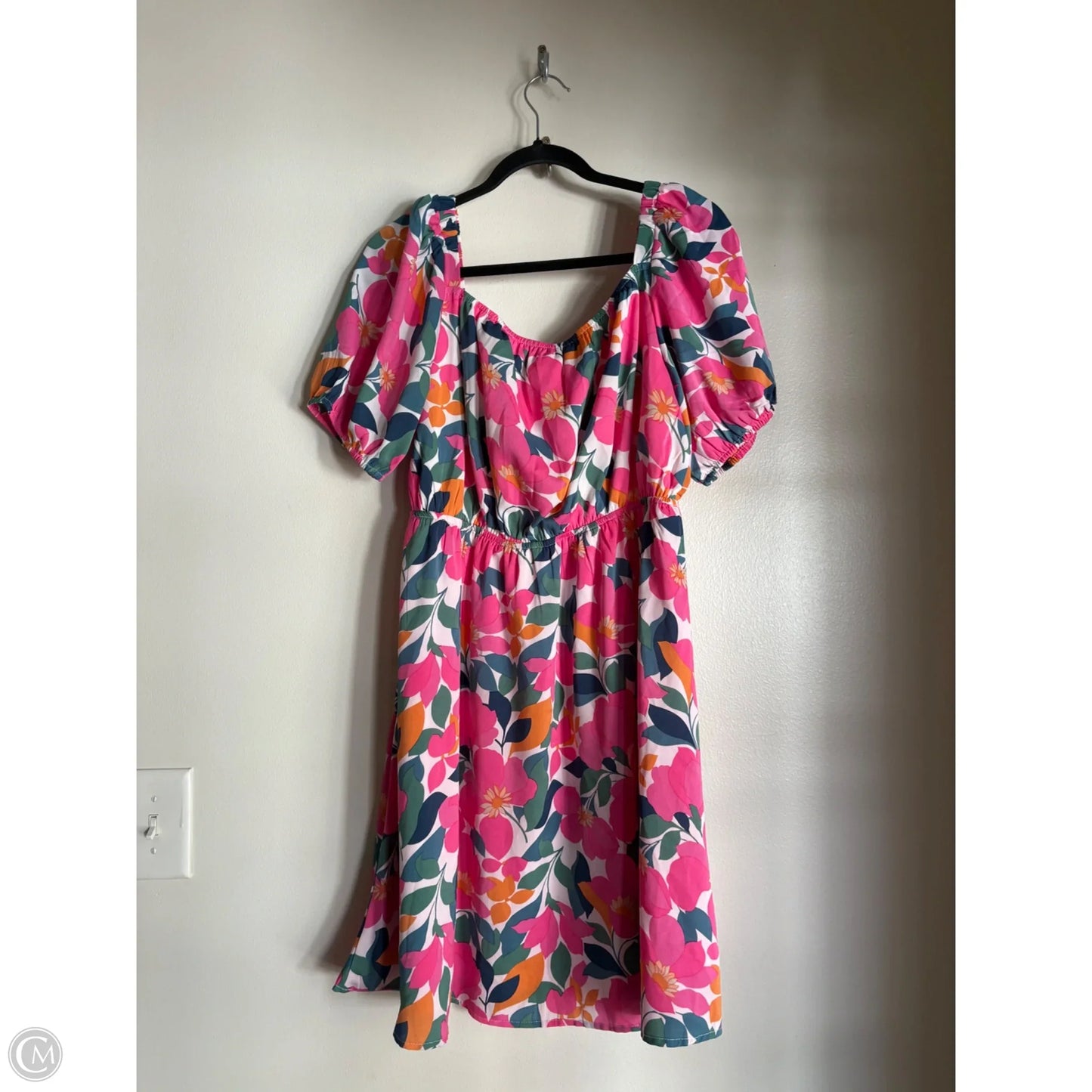 Dress Casual Midi By Jodifl In Floral Print, Size: L