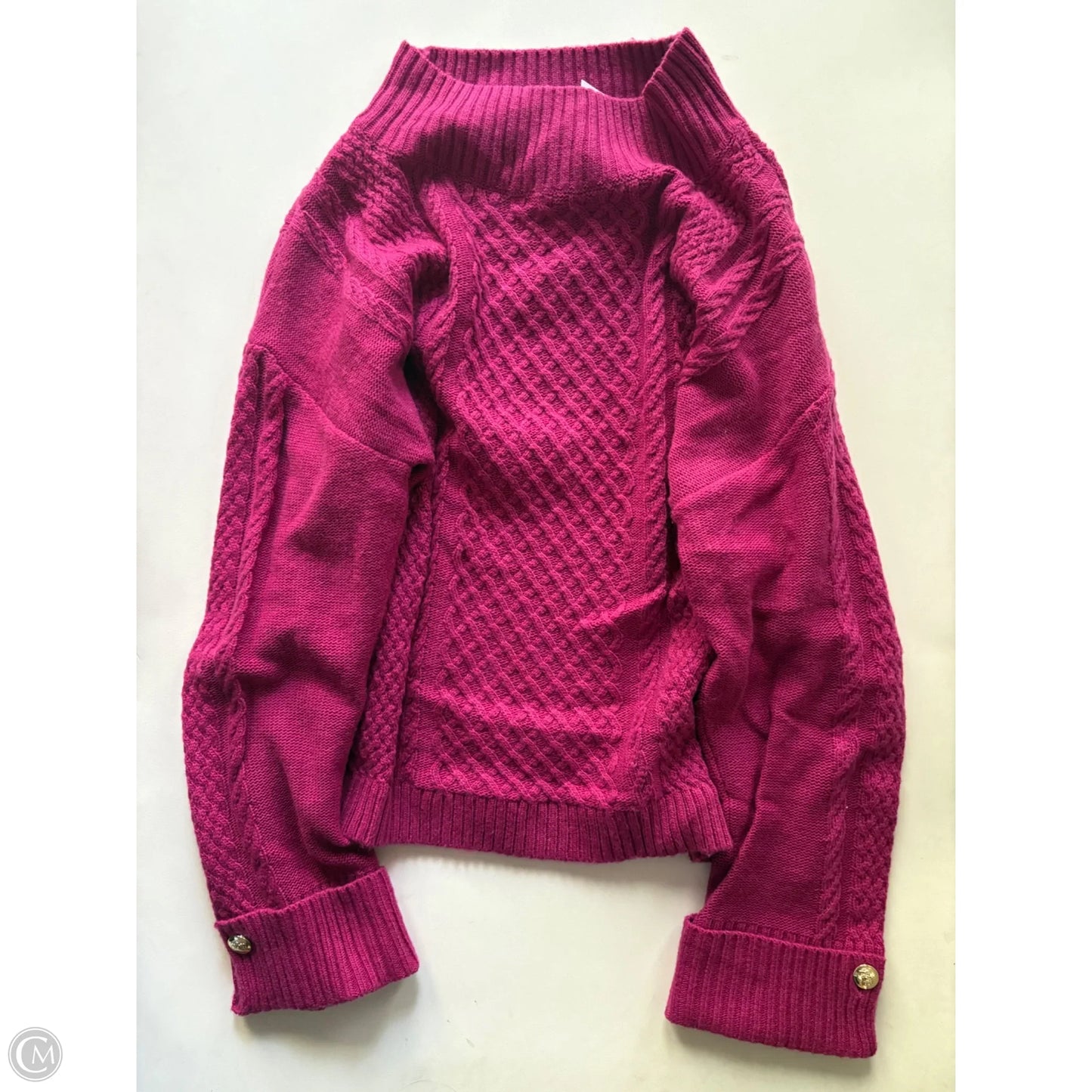 Sweater By Talbots In Pink, Size: L