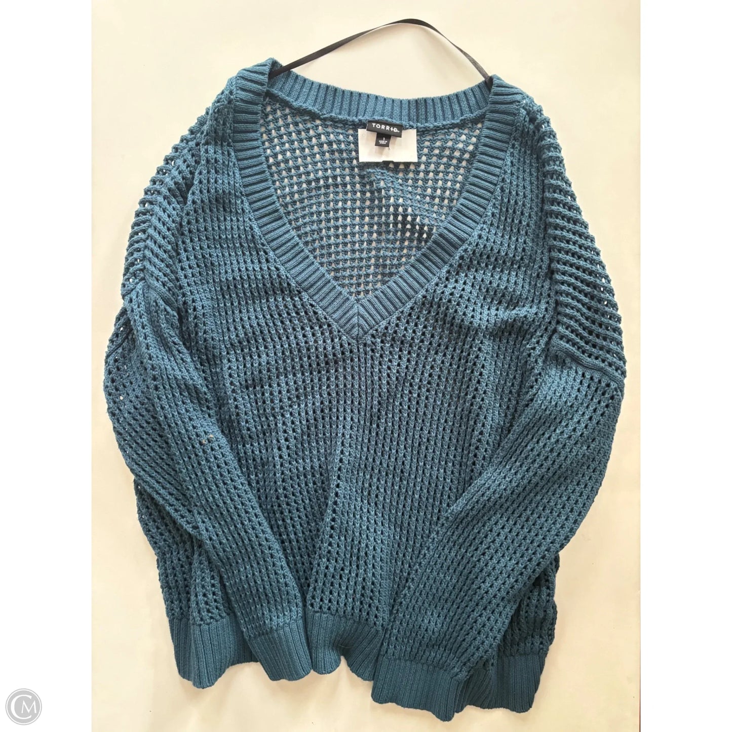 Sweater By Torrid In Blue, Size: 1x