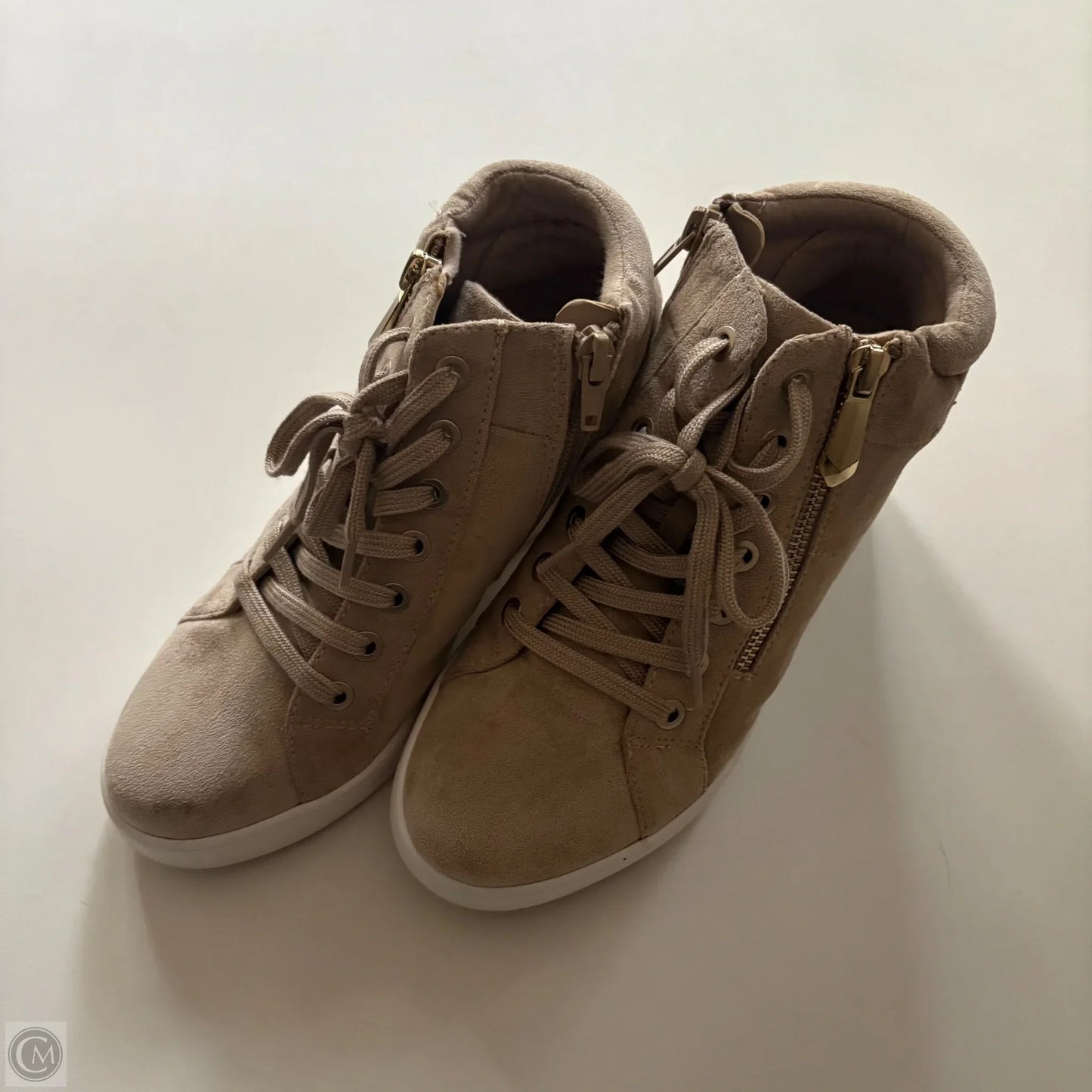 Boots Ankle Flats By Aldo In Tan, Size: 6.5