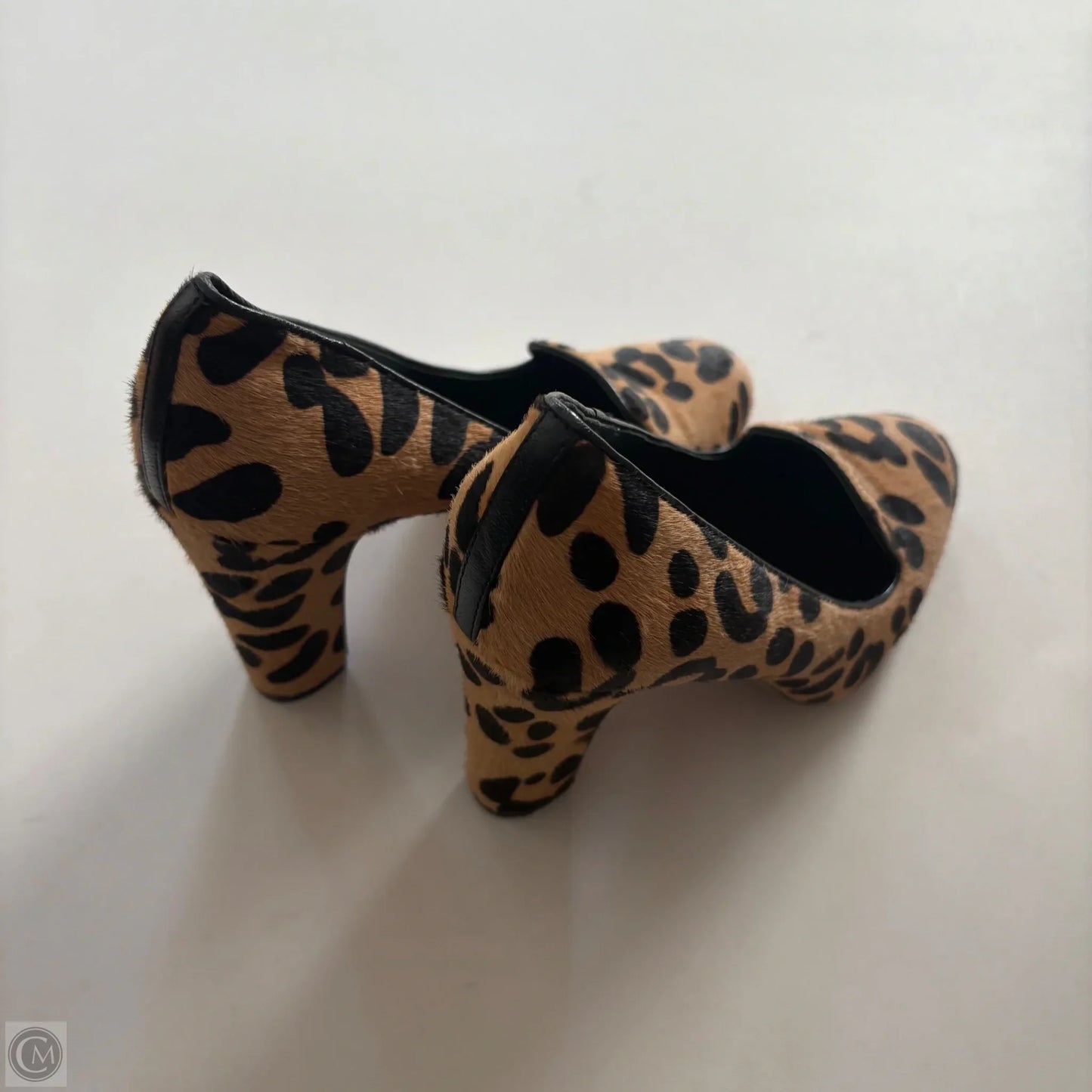 Shoes Heels Kitten By Via Spiga In Animal Print, Size: 7