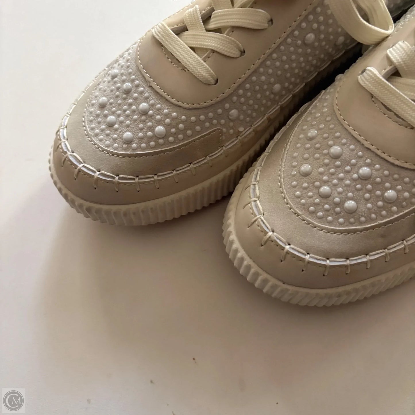 Shoes Athletic By Nicole By Nicole Miller In Cream, Size: 9.5