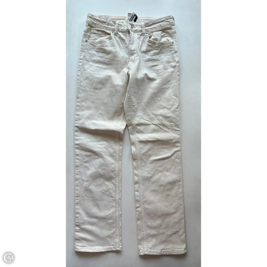 Jeans Straight By Divided In Cream, Size: 8