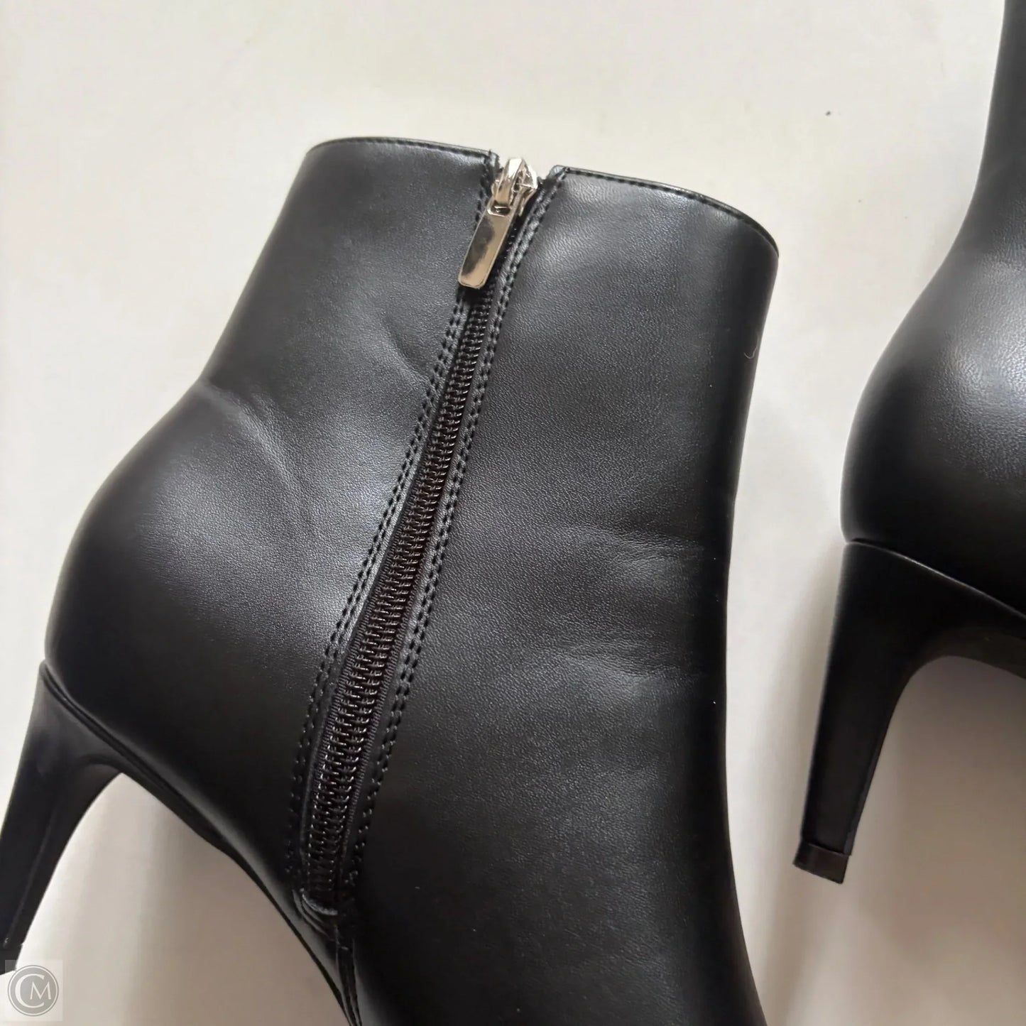 Boots Ankle Heels By Nine West In Black, Size: 8.5