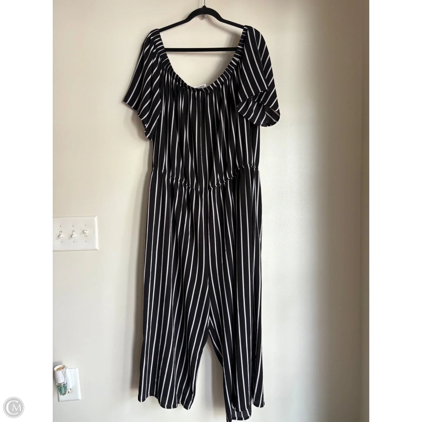 Jumpsuit By Ambiance Apparel In Black, Size: 3x