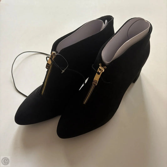 Boots Ankle Heels By Liz Claiborne In Black, Size: 8.5