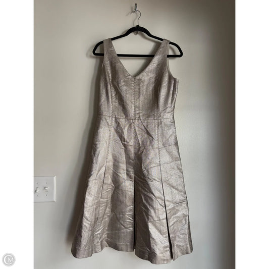 Dress Designer By Lafayette 148 In Gold, Size: S