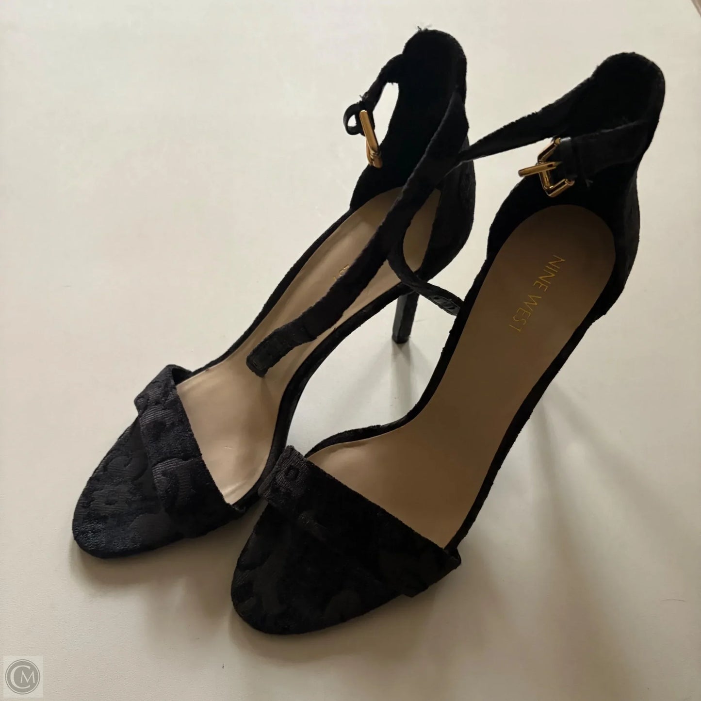 Shoes Heels Kitten By Nine West In Black, Size: 10