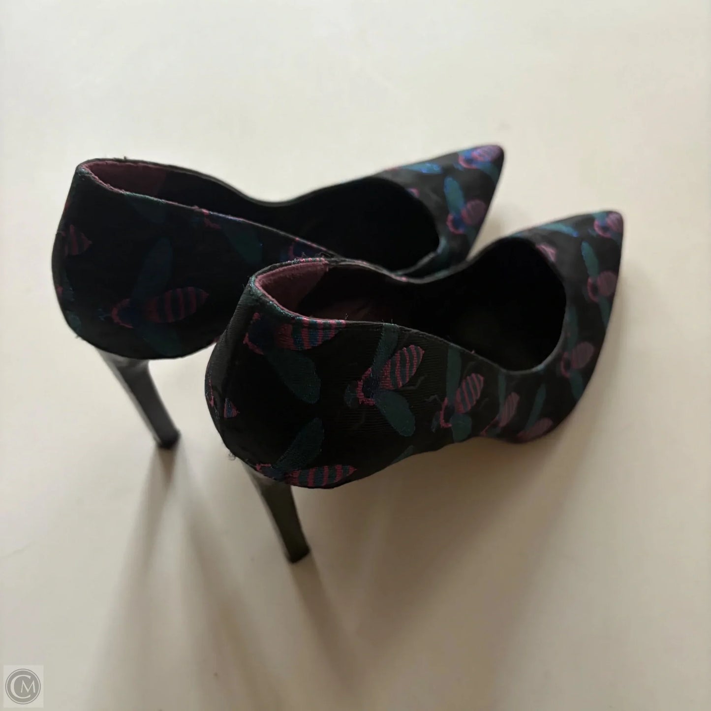 Shoes Heels Kitten By Nine West In Black, Size: 9.5