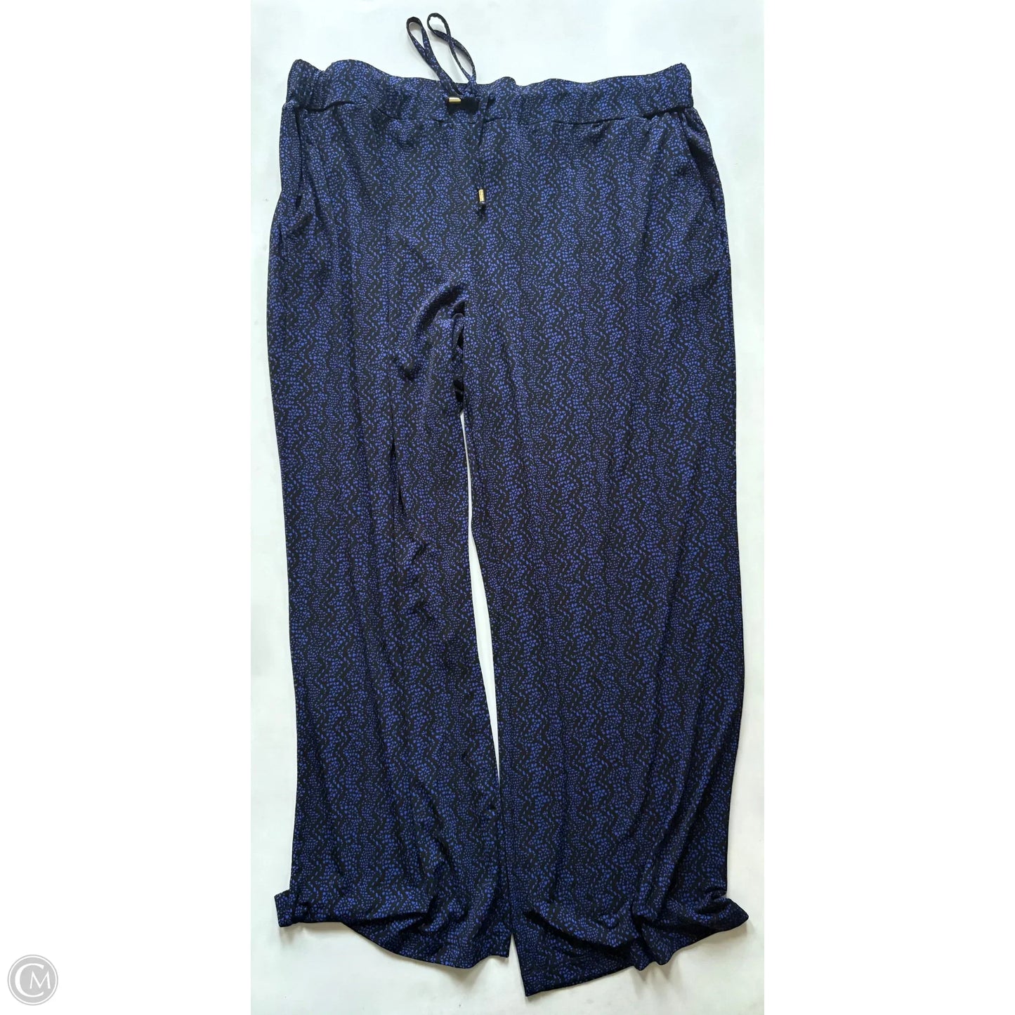 Pants Lounge By Ellen Tracy In Black & Blue, Size: 22
