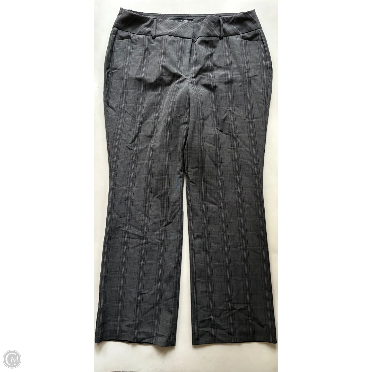 Pants Dress By Roz And Ali In Plaid Pattern, Size: 16