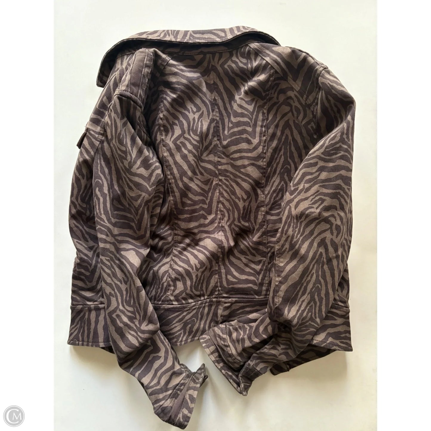 Jacket Denim By White House Black Market In Animal Print, Size: M