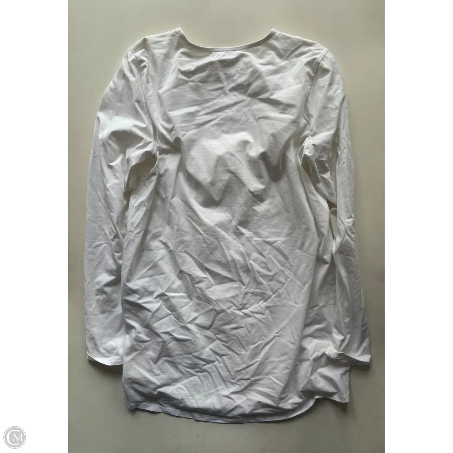Top Long Sleeve By J. Jill In White, Size: S