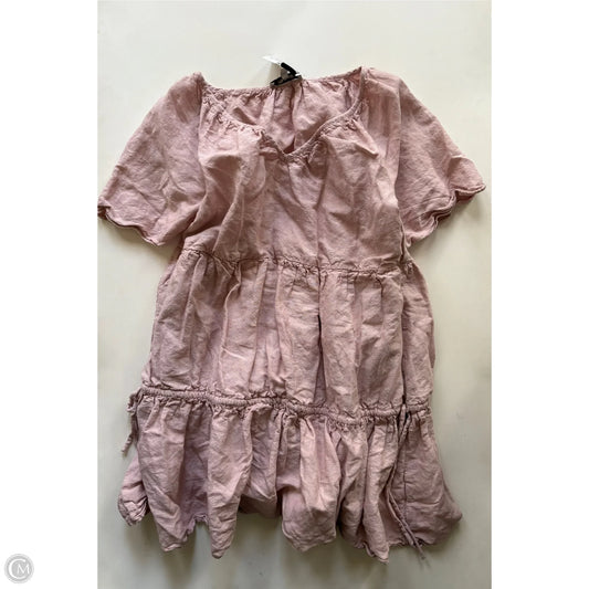 Dress Casual Midi By Madewell In Pink, Size: S