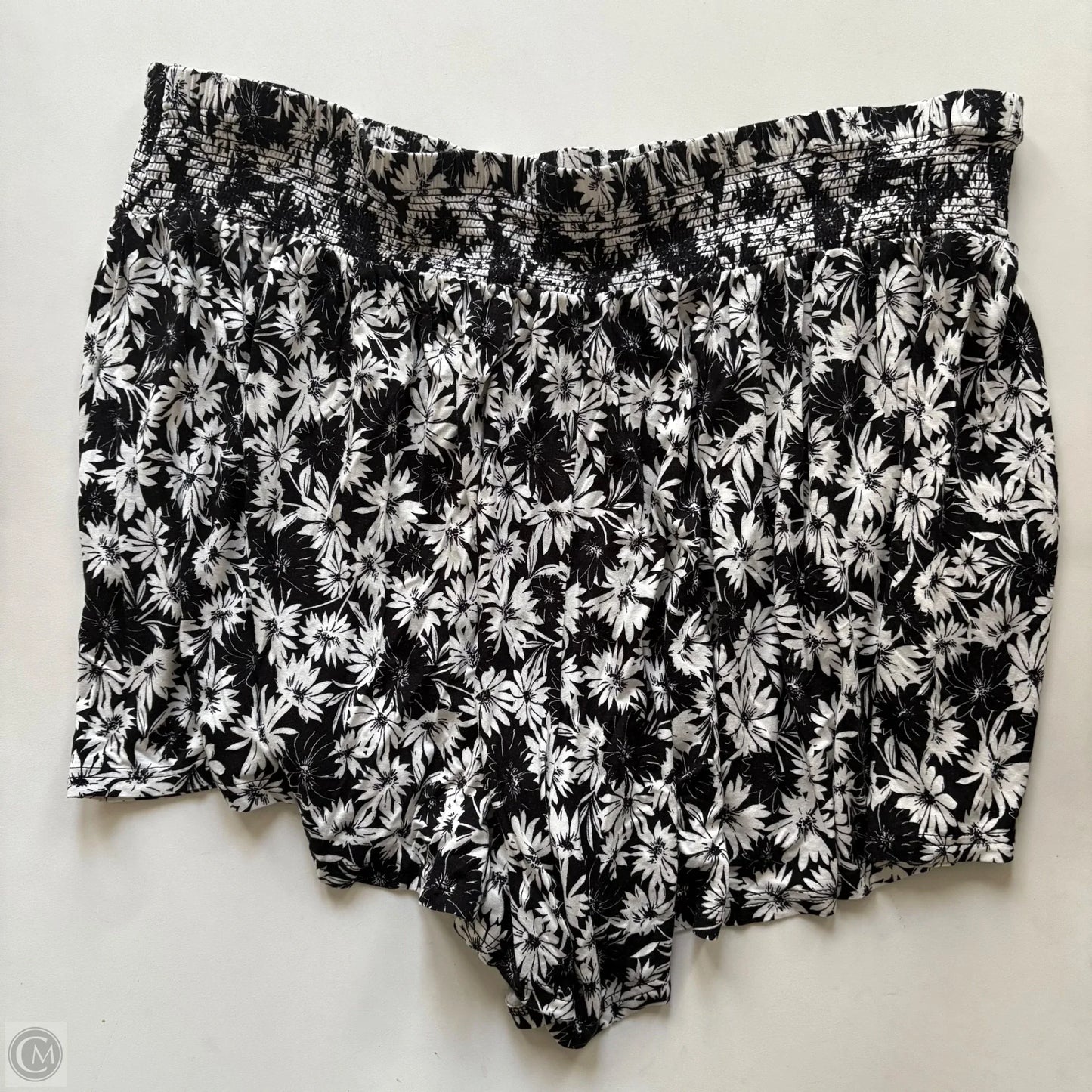 Shorts By Terra & Sky In Black & White, Size: 20