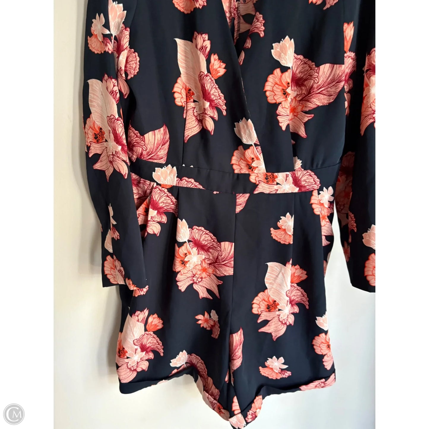 Romper By H&m In Floral Print, Size: L