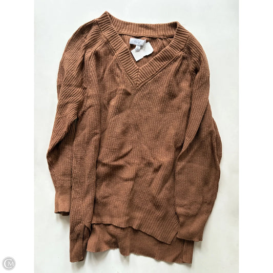 Sweater By New Directions In Brown, Size: M