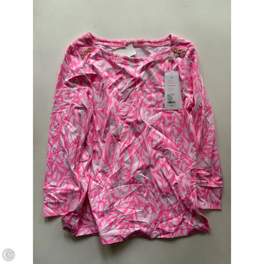 Top Long Sleeve Designer By Lilly Pulitzer In Pink, Size: Xs